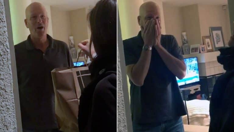 Family Has Takeout Pregnancy Announcement Tradition…So Daughter Flies Across Country To Delivery Surprise