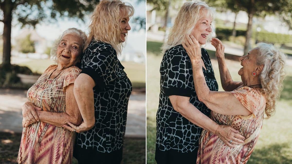 90 Year Old Meets Her Daughter For The Very First Time