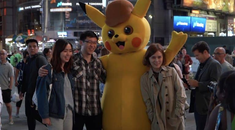 Pikachu Proposal In Times Square