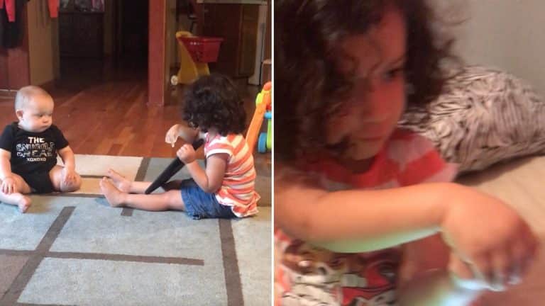 Parents Catch Deaf Daughter Adorably Trying to Teach Siblings Sign Language