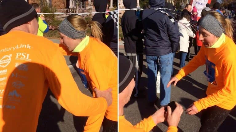 Runner Stunned By Finish Line Proposal After 5k Race