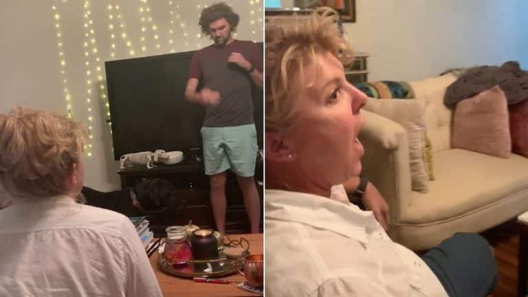 Grandma-To-Be Surprised With Pregnancy Reveal By Her Son – Despite At First Not Picking Up On The Clues