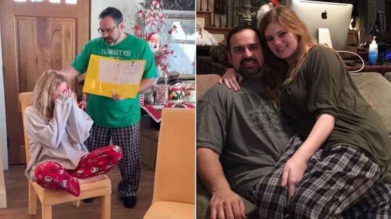 Stepfather Surprises 19-Year-Old With Adult Adoption Papers For Christmas