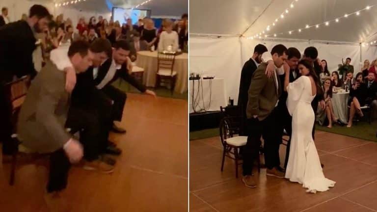 Paralyzed Former College Baseball Prospect Rises To His Feet To Dance With New Wife On Wedding Day