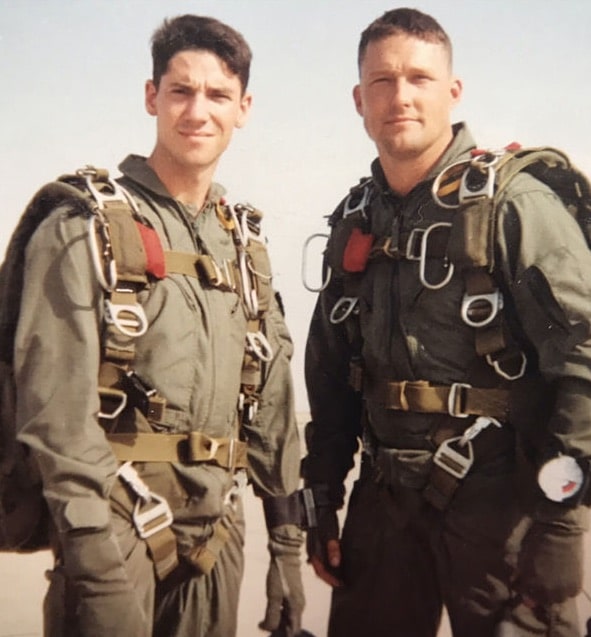 Bobby and Phil in the Marines