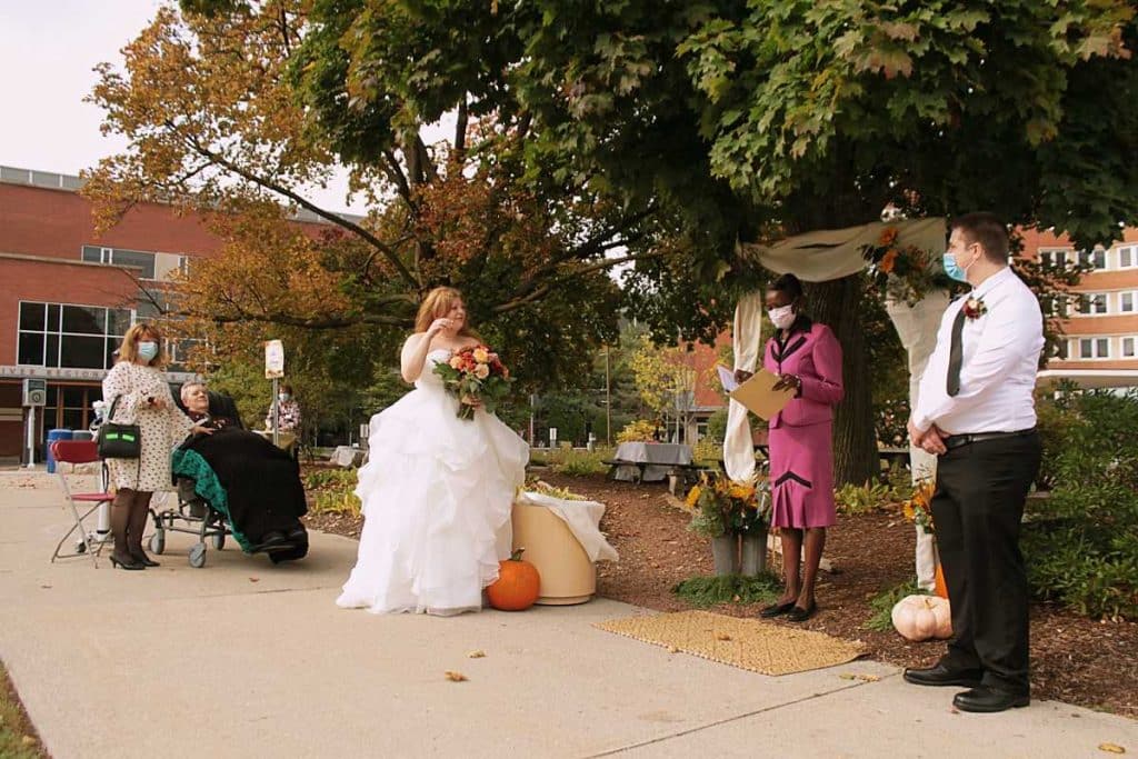 terminally ill walk down aisle