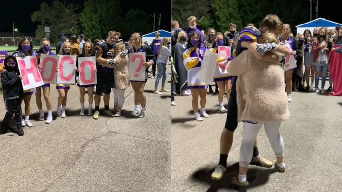 Luke surprises sister Grace before homecoming dance