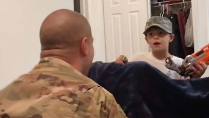 nerf gun war military reunion