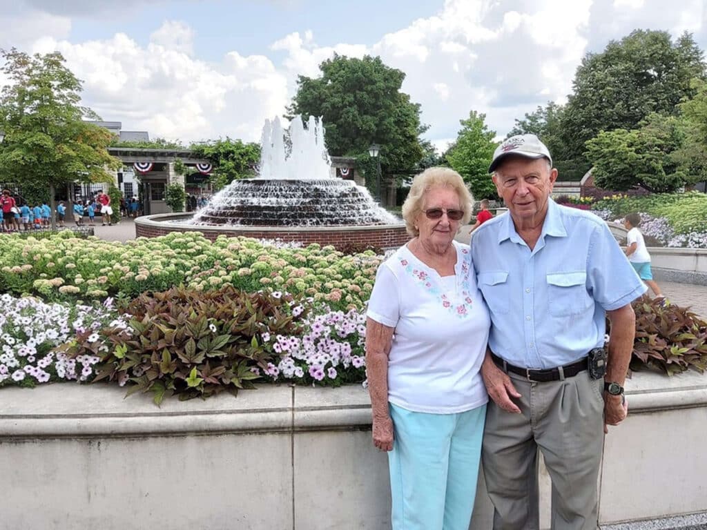 Rick and Lillian in later life