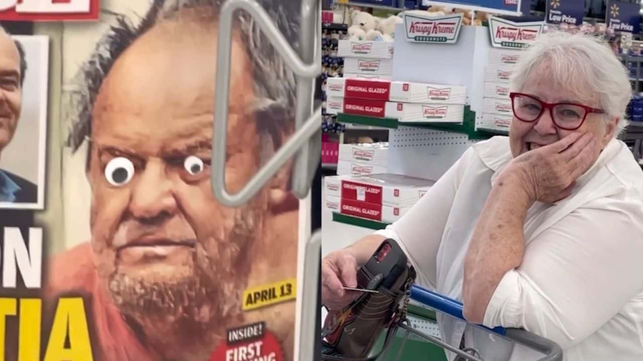 FunLoving Grandma and Granddaughter Spread Joy With Googly Eye Prank