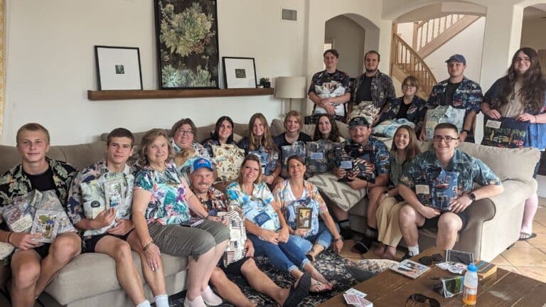 Grandma Turns Late Husband’s Hawaiian Shirt Collection Into Memory Pillows for Family