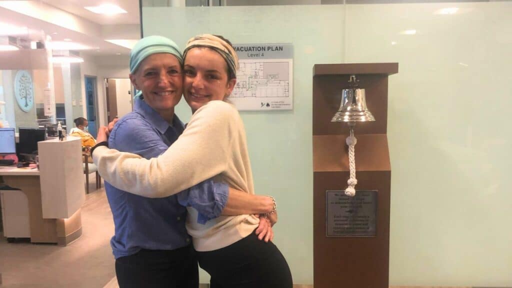 CancerStricken Mom and Daughter Share Emotional Hug After Both Going