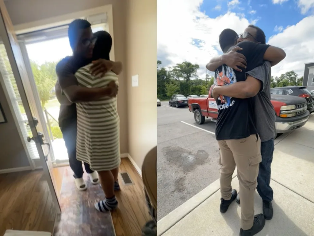 Edward reunites with his parents.